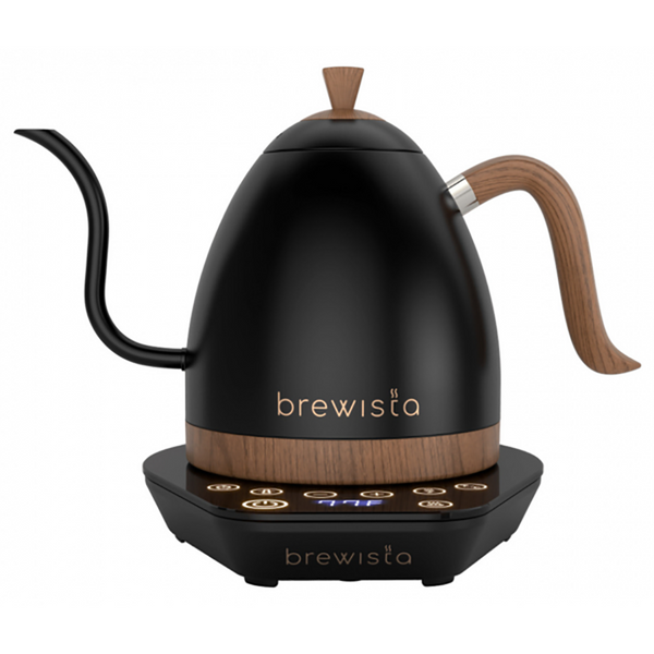 Brewista Artisan 1L Kettle Black/Wood With Black Base