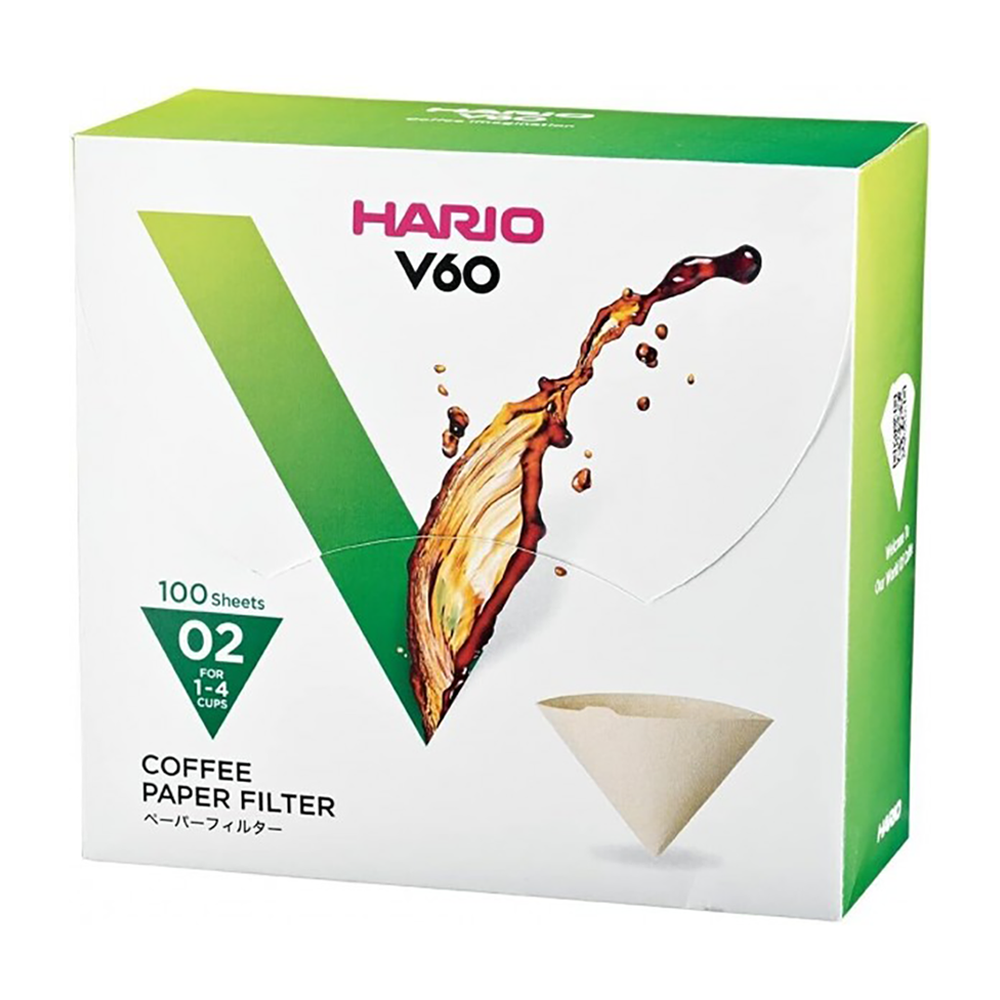 Hario V60 Coffee Filter Paper 02 White (40 Pcs) Box